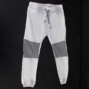 Grey Color Block Joggers